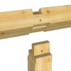 Timber Frame Post Top with Tenon