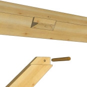 2 inch Tenon in a Knee Brace