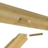 Timber Frame Knee Brace With a Centered Tenon