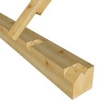 Stepped Lapped Timber Frame Rafter Seat