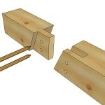 Timber Frame Bridle Scarf Joint