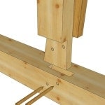 King Post Wedge Tenon