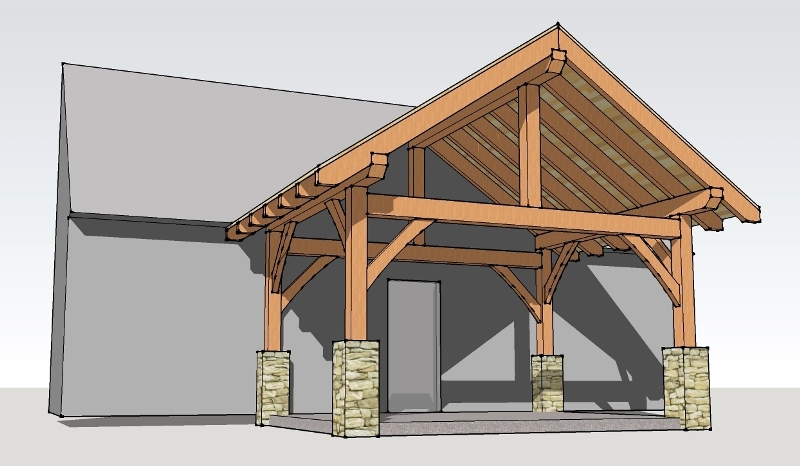 Timber Frame Porch