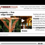 Timber Frame Construction Details Video