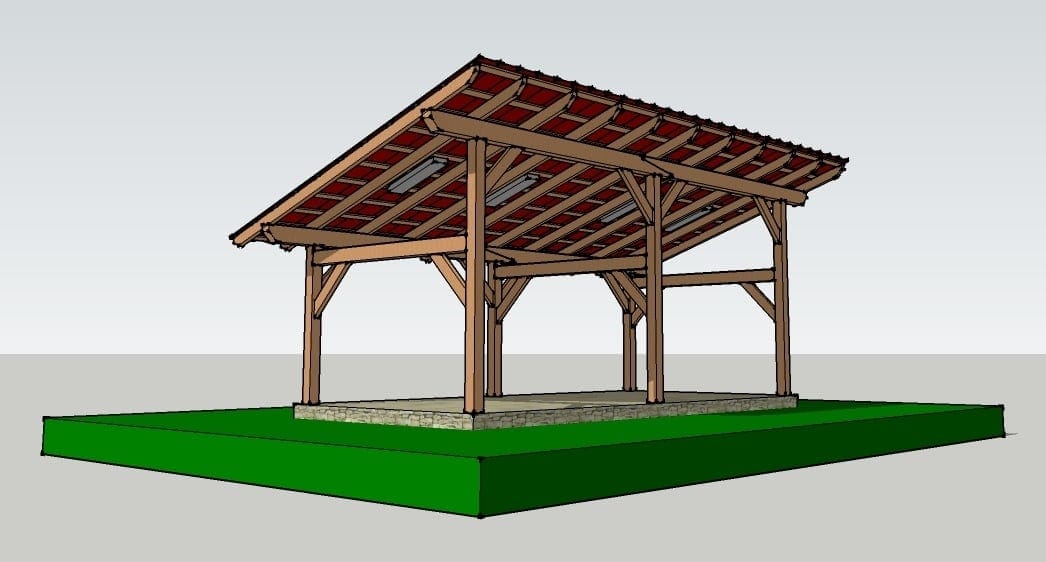 Timber Frame Barn and Shed Plans