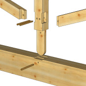 King Post Tenon Through Tie Beam King Post Tenon