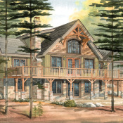 The Carleton – A Timber Frame Cabin Franklin Carleton