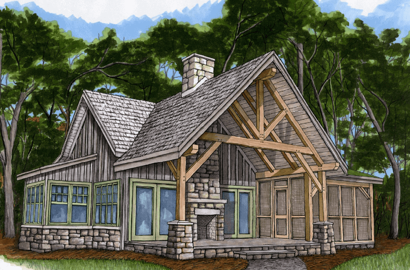 Piney Creek Cottage - Timber Frame HQ