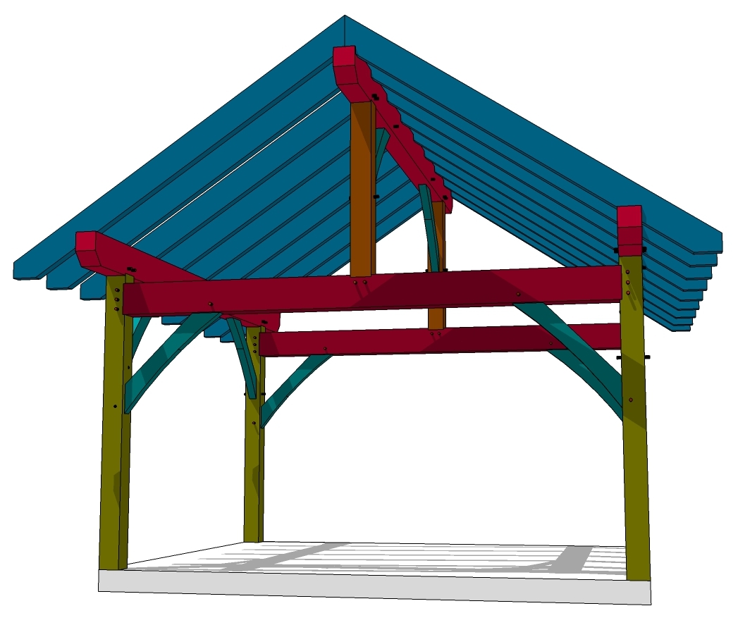 14x16 Timber Frame - Timber Frame HQ