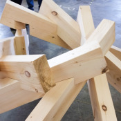 My Take on the 2014 SE Timber Framers Guild Meetup 2014 SE Timber Framer Guild Mandala Roof Truss