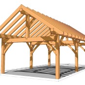 16×24 Timber Frame Plan 16x24 Plan