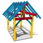 8×12 Shed Plan 8x12 Post and Beam Shed