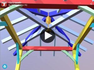 X Timber Frame Gazebo Plan Timber Frame Hq