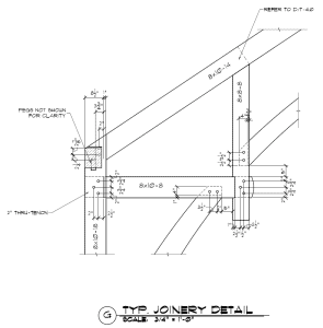 Hammer Beam Timber Frame Joinery Detail