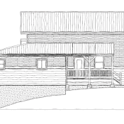 Whetstone Creek Cabin – A Timber Frame Cabin Whetstone Creek Cabin Elevation