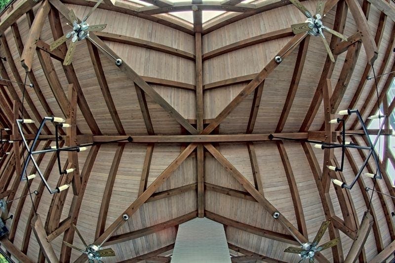 Atlanta Athletic Club pool pavilion ceiling