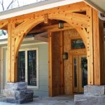 Timber Frame Arched Truss Porch