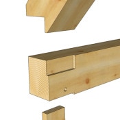 Timber Frame Rafter Seat Housing Joinery Exploded Rafter Seat Timber Frame Detail