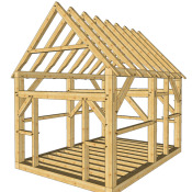 12×16 Timber Frame Shed Plans 12x16 Timber Frame Shed