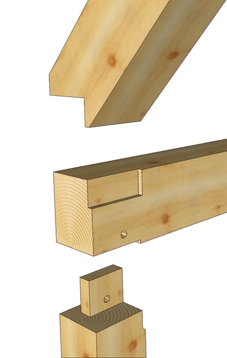 Timber Frame Birds Mouth Joint