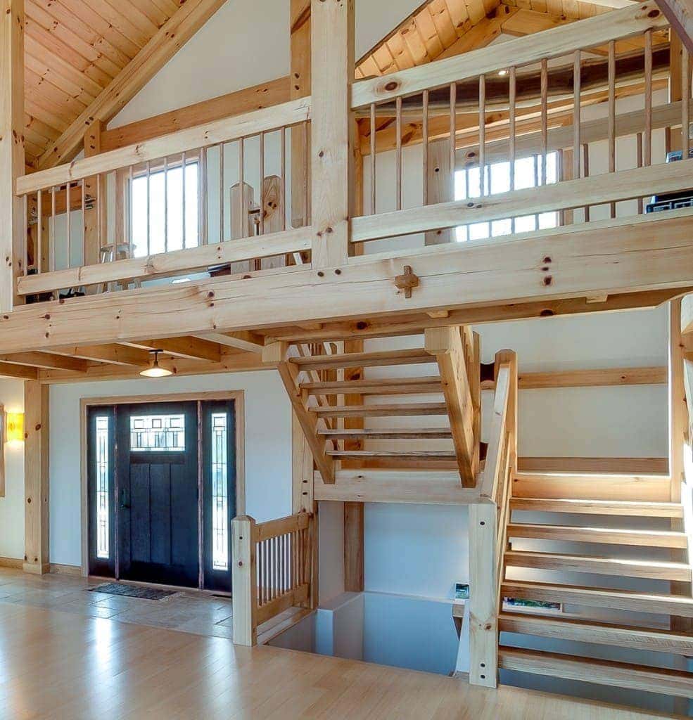 Types of Timber Frame Stair Systems Timber Frame HQ