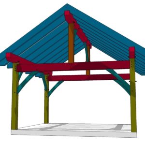 14x16 Timber Frame Shed