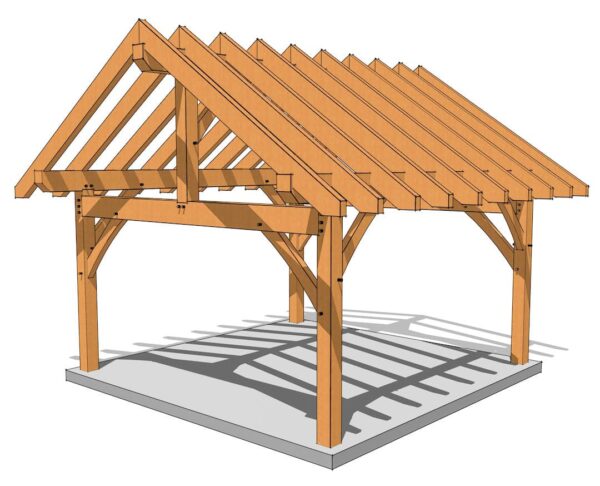 16x16 King Post Plan - Image 4