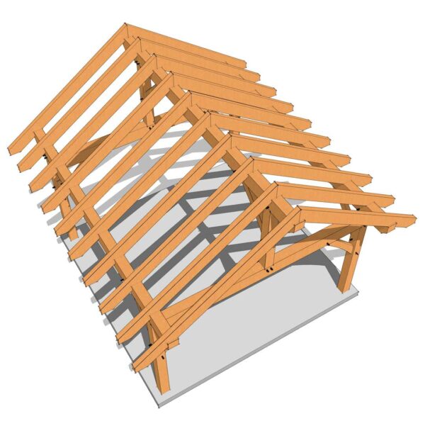 16x16 King Post Plan - Image 3