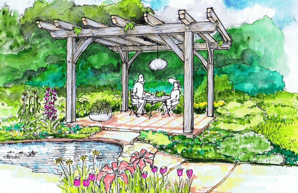 12×12 Pergola Plan (2409) 1