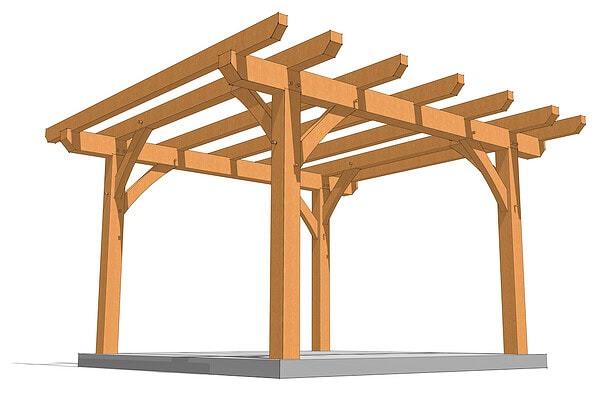 12x12 Pergola Plan