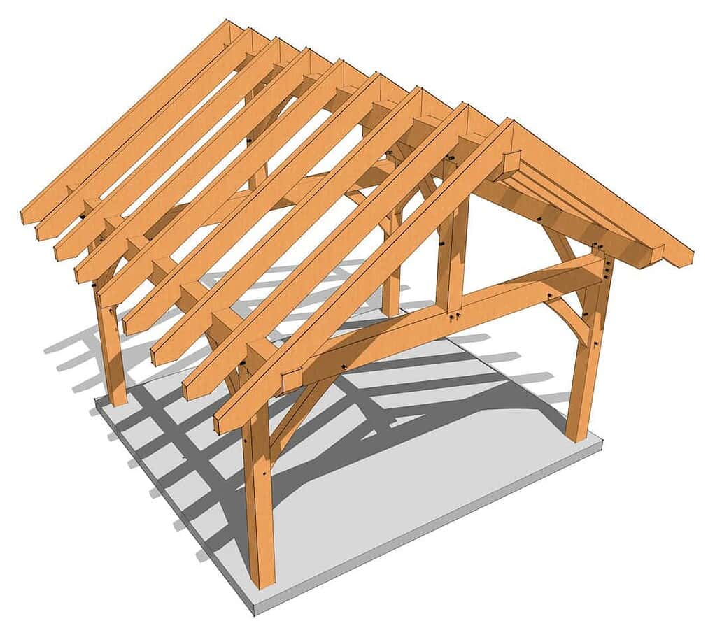 14x16 Timber Frame (2460) _ 2