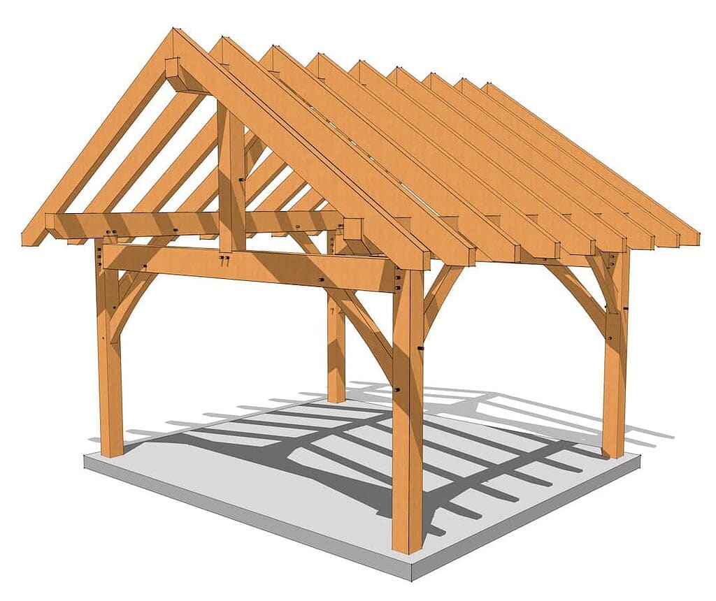 14x16 Timber Frame (2460) _ 4