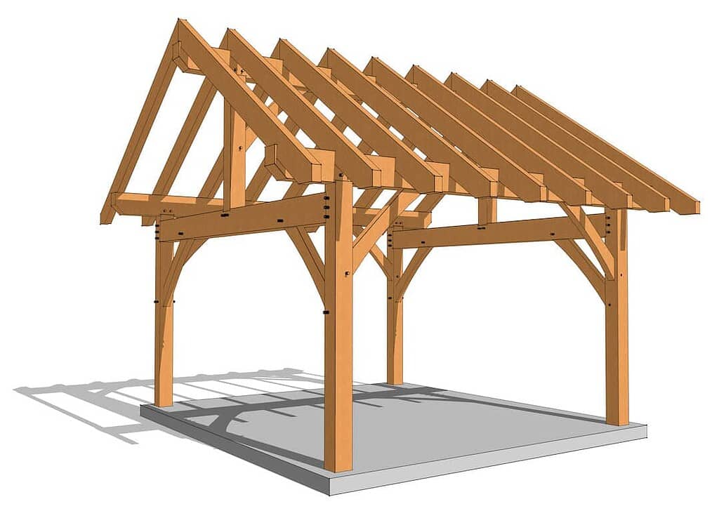 14x16 Timber Frame (2460) _ 6