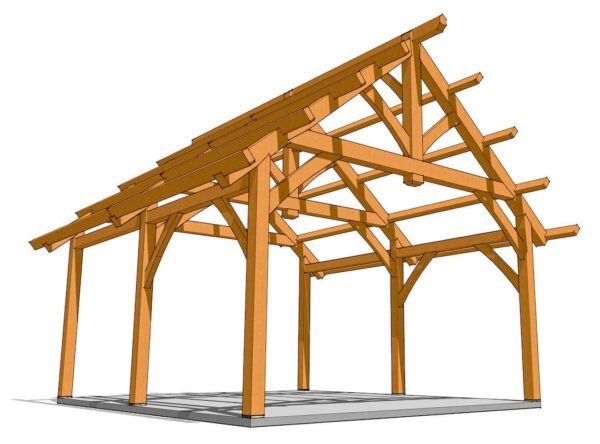 19x22 King Post Plan - Image 2
