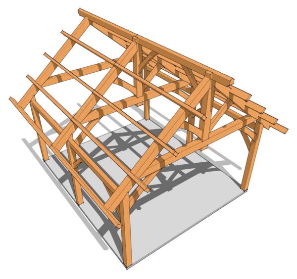 19x22 King Post Plan - Image 3