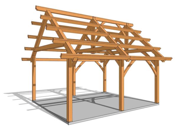 19x22 King Post Plan - Image 8