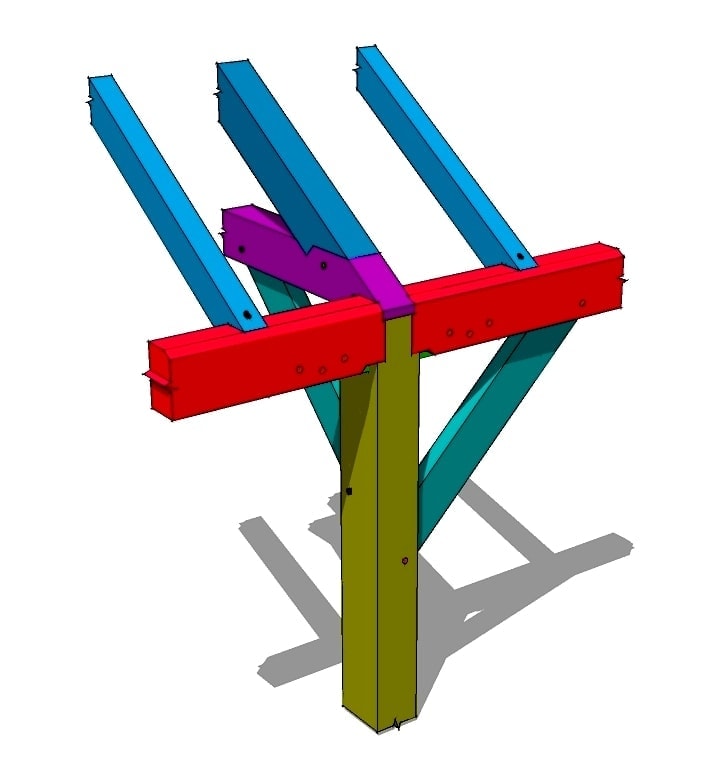 Post and Beam Tie Joint