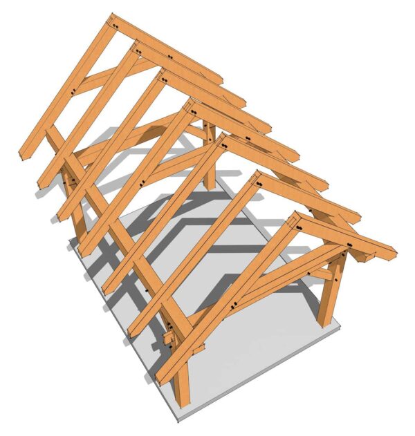 12x16 Timber Frame - Image 8