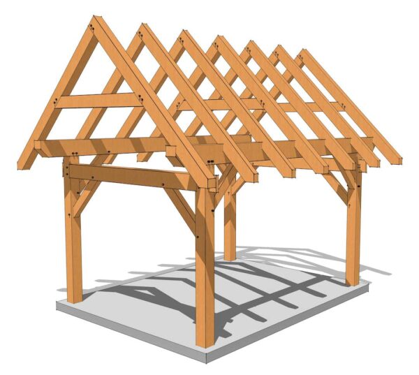 12x16 Timber Frame - Image 7