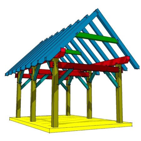 12×18 Timber Frame - Timber Frame HQ