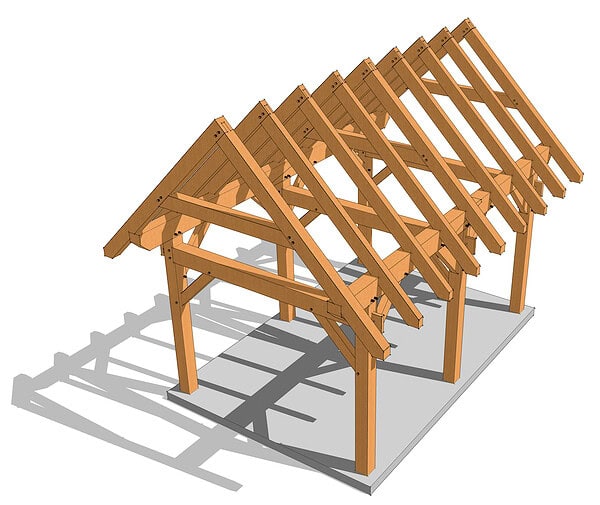 12x18 Timber Frame - Image 8