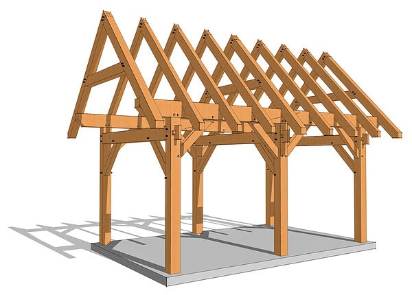 12x18 Timber Frame - Image 7