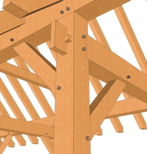 12x22 Timber Frame - Image 2