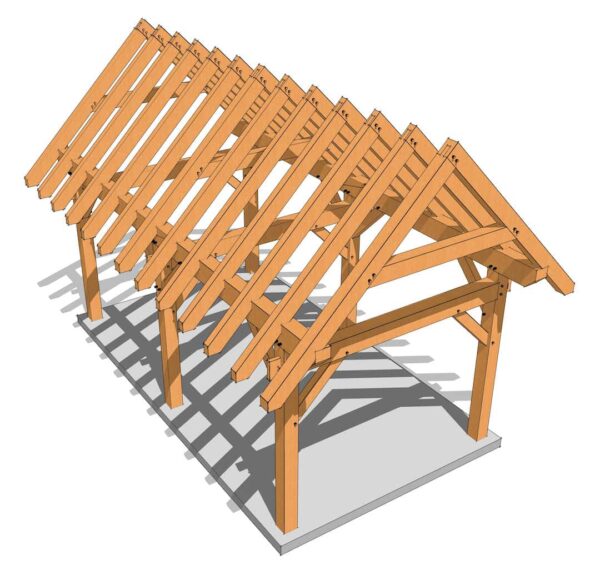 12x22 Timber Frame - Image 7