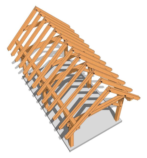 12x22 Timber Frame - Image 5