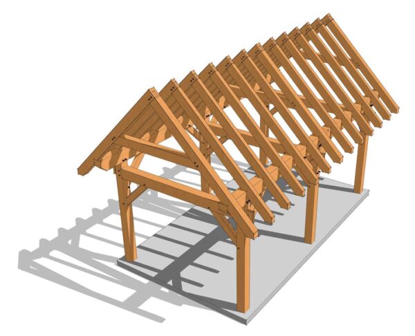 12x22 Timber Frame - Image 4