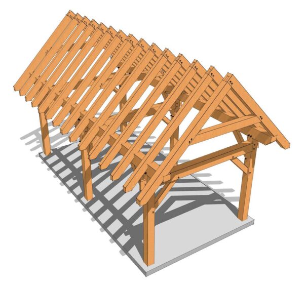 12x24 Timber Frame - Image 2