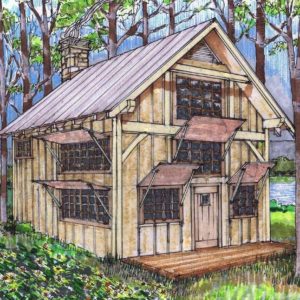 Small Timber Frame Cabin