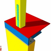 Simpson STHD Strap – Post to Concrete Connection Simpson Strap Timber Post Connection