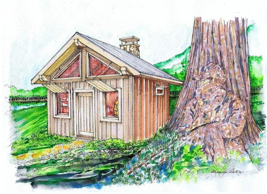 Build a small home Timber Frame Shed Design